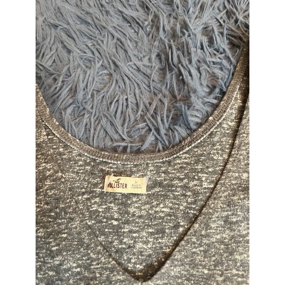 Hollister Gray Skater Fit & Flare Dress Size L - Picture 3 of 5